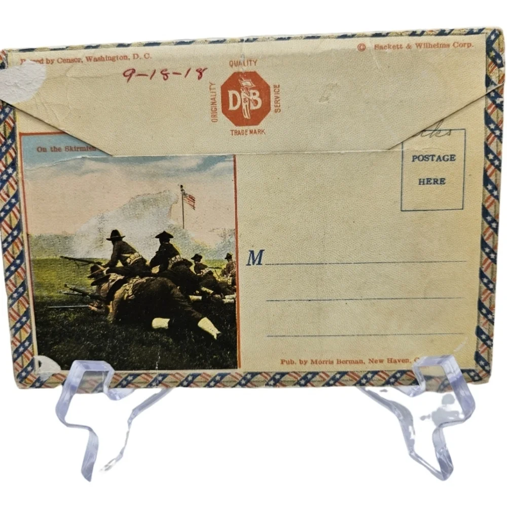 💛 Camp Meade 1918 Vintage Postcard Souvenir Book